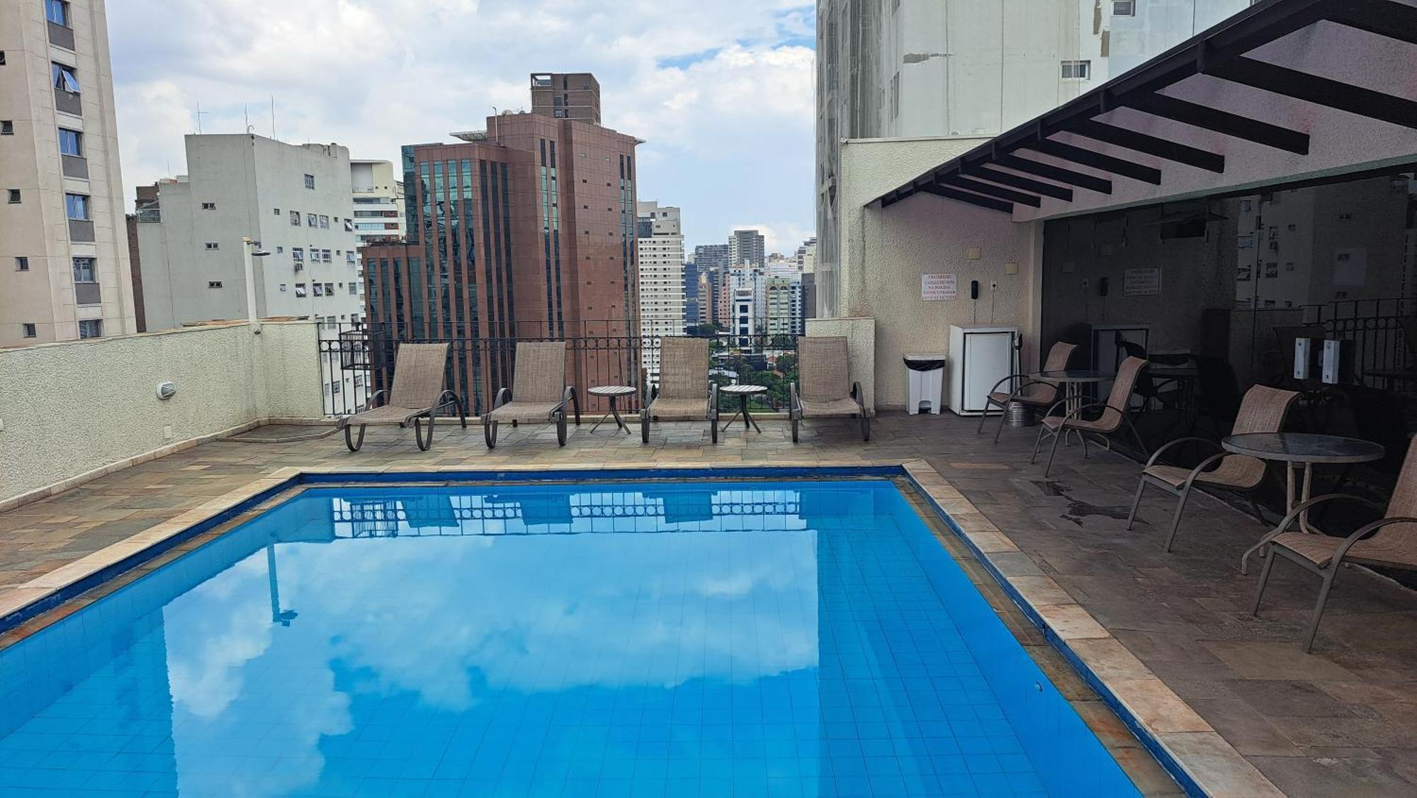 Flat Confortavel - Academia - Piscina - Garagem - Melhor Localizacao Do Itaim Bibi São Paulo Buitenkant foto
